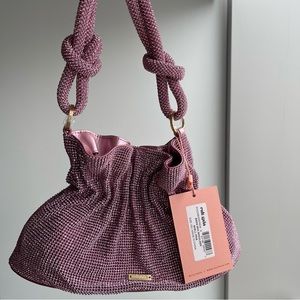 NWT Cult Gaia Bara Mini Crystal Shoulder Bag